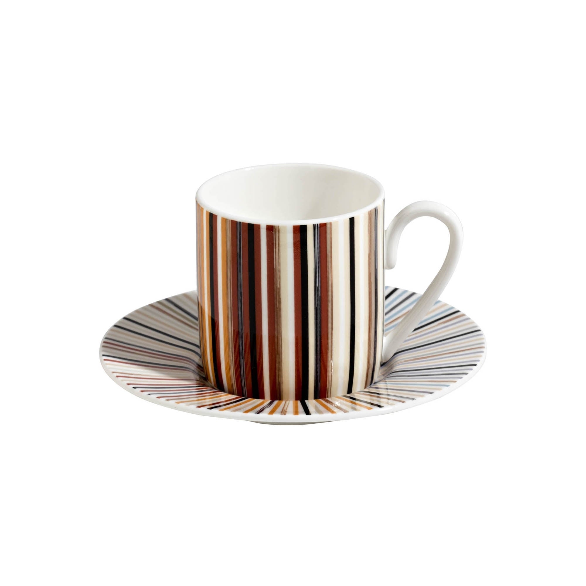 MISSONI - COFFEE CUP / COFFEE CUP & SAUCER - Cylindric shape - SET 6 PCS